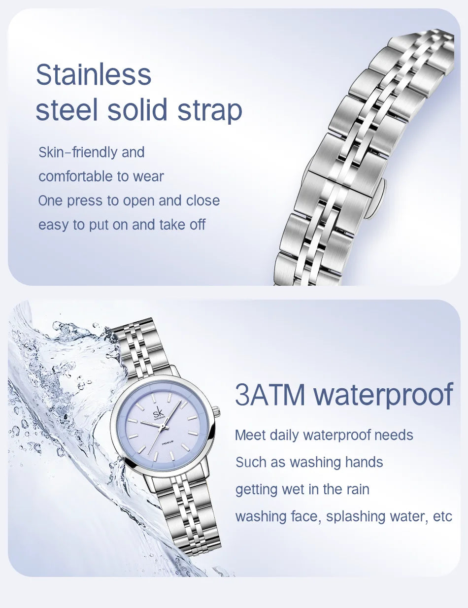 Shengke New Fashion Design Women's Quartz