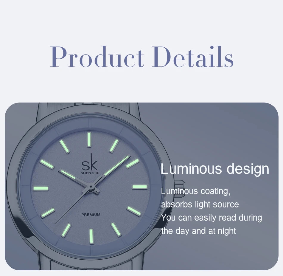 Shengke New Fashion Design Women's Quartz