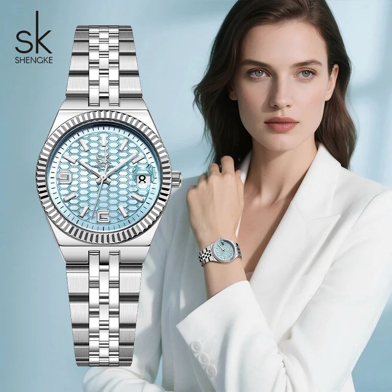 Shengke Top Luxury Women's Watches Fashion Style