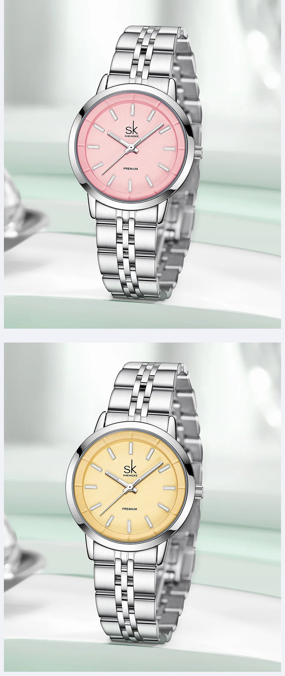 Shengke New Fashion Design Women's Quartz