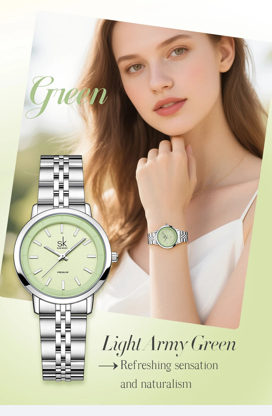 Shengke New Fashion Design Women's Quartz