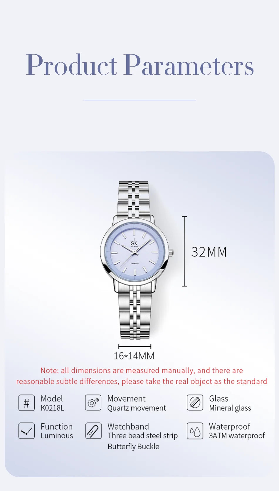 Shengke New Fashion Design Women's Quartz