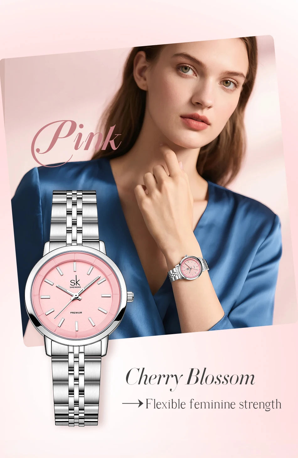 Shengke New Fashion Design Women's Quartz