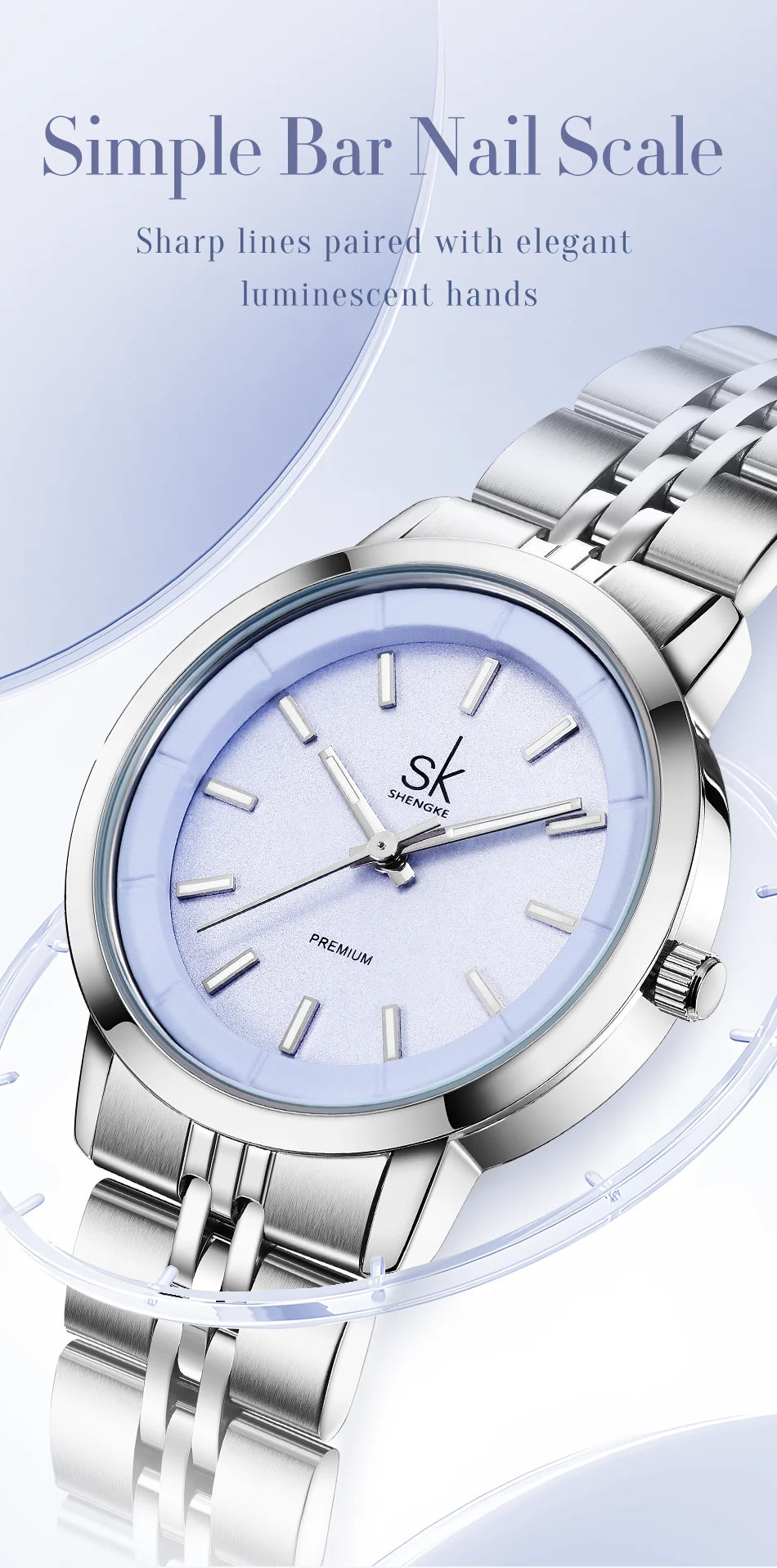 Shengke New Fashion Design Women's Quartz