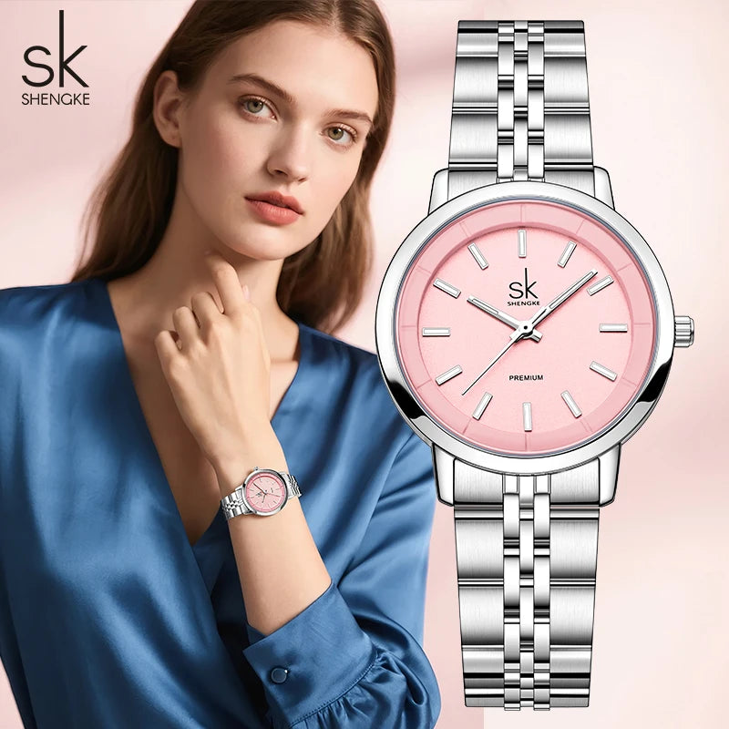 Shengke New Fashion Design Women's Quartz